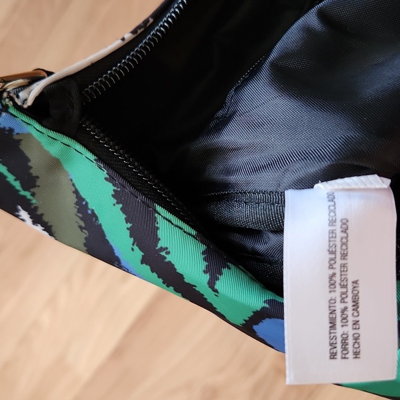 DVF zebra pattern crossbody green blue black white purse Diane Von Furstenberg - Picture 7 of 13